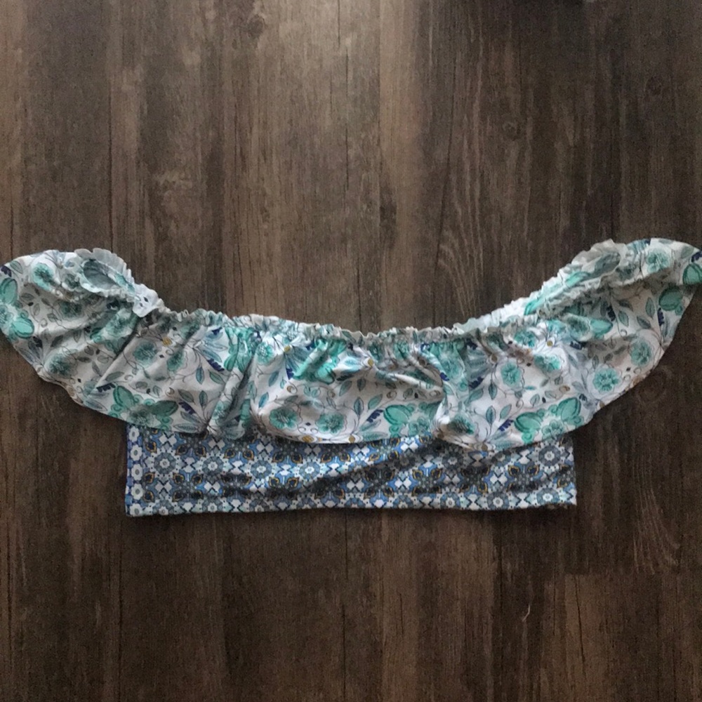 Off the shoulder bikini top